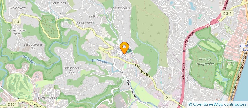 localisation de l'entreprise MONSIEUR ENZO MARCEL  BIOT