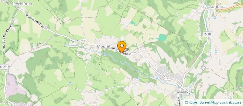 localisation de l'entreprise MONSIEUR ENZO MARQUES  LISSAC-ET-MOURET