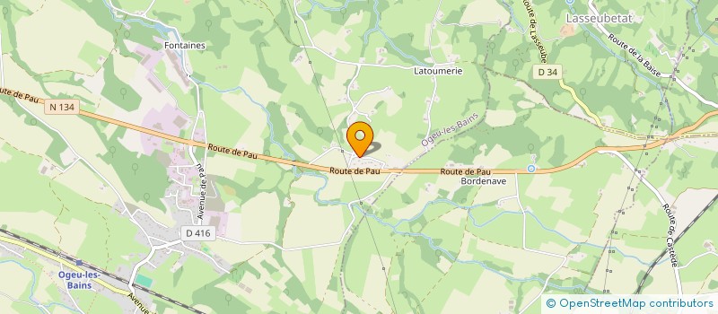 localisation de l'entreprise MONSIEUR ENZO MARROCCHELLA  OGEU-LES-BAINS