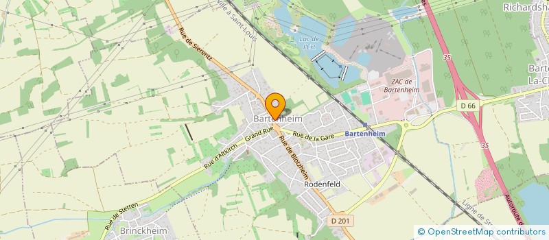 localisation de l'entreprise MONSIEUR ENZO MARTIN  BARTENHEIM