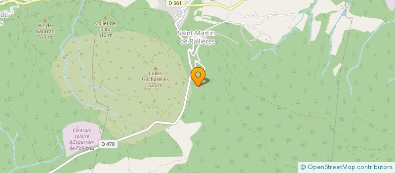 localisation de l'entreprise MONSIEUR ENZO MICALLEF  SAINT-MARTIN-DE-PALLIERES