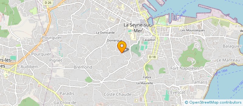 localisation de l'entreprise MONSIEUR ENZO MICHOT à LA SEYNE-SUR-MER