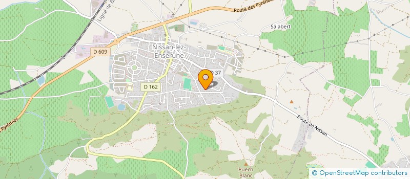 localisation de l'entreprise MONSIEUR ENZO MINARRO  NISSAN-LEZ-ENSERUNE