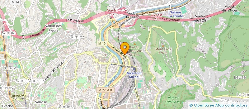 localisation de l'entreprise MONSIEUR ENZO MIRAGLIA  NICE