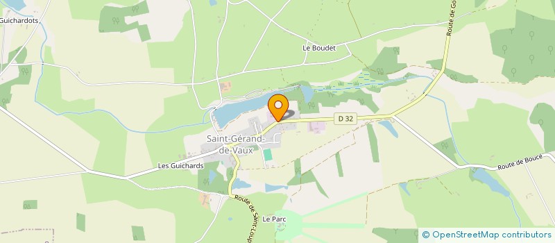 localisation de l'entreprise MONSIEUR ENZO MONTAUDOIN  SAINT-GERAND-DE-VAUX