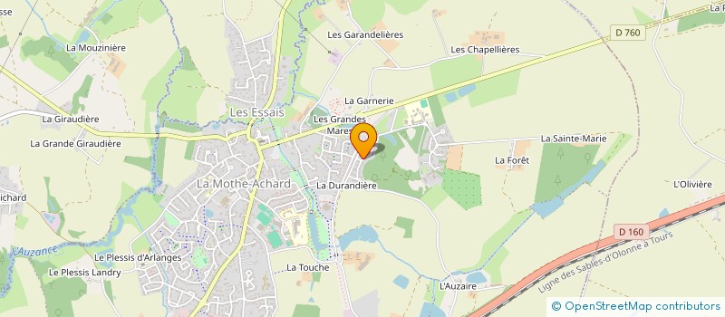 localisation de l'entreprise MONSIEUR ENZO MONTILLET à LES ACHARDS