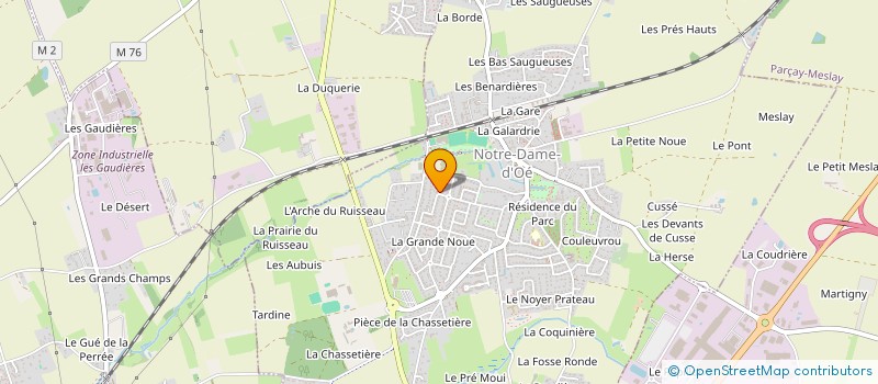 localisation de l'entreprise MONSIEUR ENZO MORAIS  NOTRE-DAME-D'OE