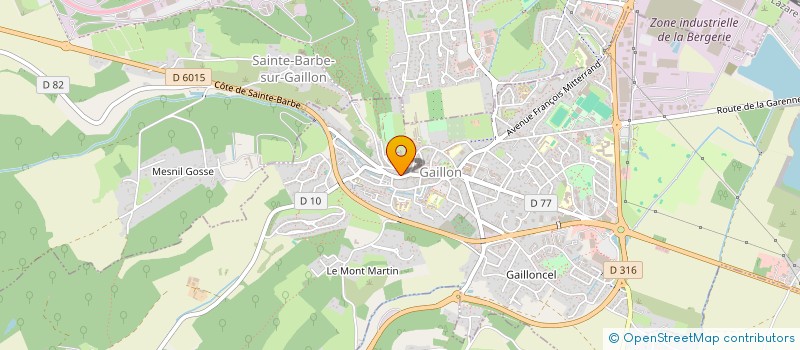 localisation de l'entreprise MONSIEUR ENZO MOREAUX  GAILLON