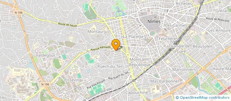 localisation de l'entreprise MONSIEUR ENZO MOREAUX  NIMES