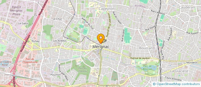 localisation de l'entreprise MONSIEUR ENZO MORENO GALIANA  MERIGNAC