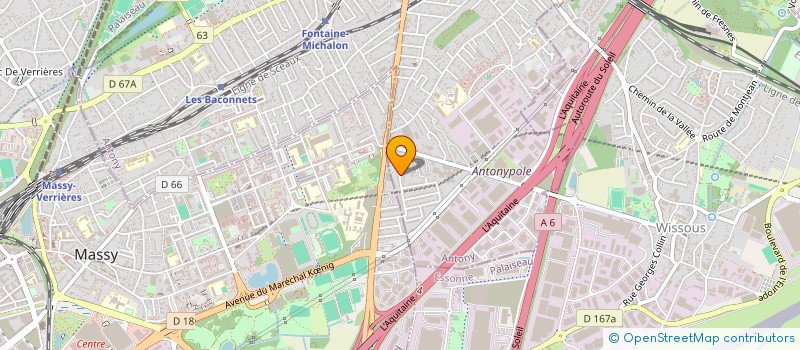 localisation de l'entreprise MONSIEUR ENZO MULLER à ANTONY