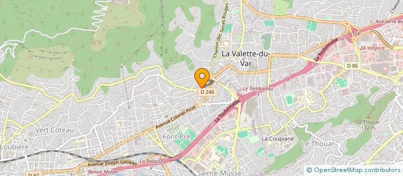 localisation de l'entreprise MONSIEUR ENZO MUZZUPAPA  TOULON