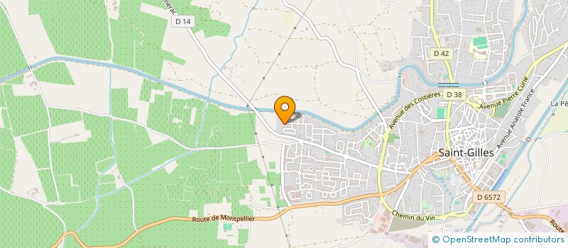 localisation de l'entreprise MONSIEUR ENZO NAVARRO  SAINT-GILLES