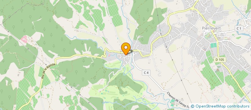 localisation de l'entreprise MONSIEUR ENZO NOYES  PIERREVERT