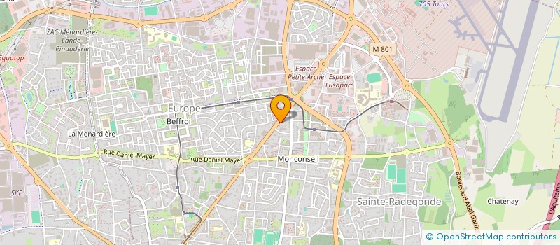 localisation de l'entreprise MONSIEUR ENZO NUNES  TOURS