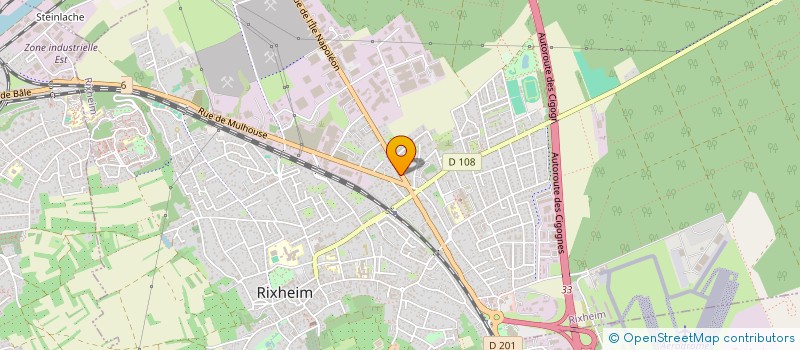 localisation de l'entreprise MONSIEUR ENZO OBINO  RIXHEIM