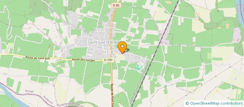 localisation de l'entreprise MONSIEUR ENZO ODEYER  SAINT-JUST-D'ARDECHE