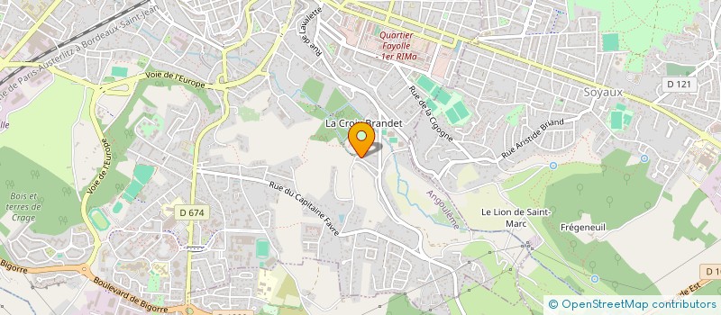 localisation de l'entreprise MONSIEUR ENZO OLLINO à ANGOULEME