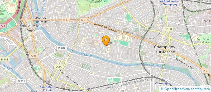 localisation de l'entreprise MONSIEUR ENZO PACI  CHAMPIGNY-SUR-MARNE