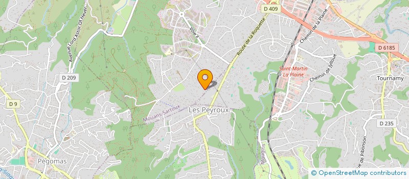 localisation de l'entreprise MONSIEUR ENZO PANETTA  MOUANS-SARTOUX