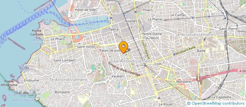 localisation de l'entreprise MONSIEUR ENZO PAOLINETTI  MARSEILLE