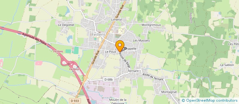 localisation de l'entreprise MONSIEUR ENZO PARNASO  FEILLENS