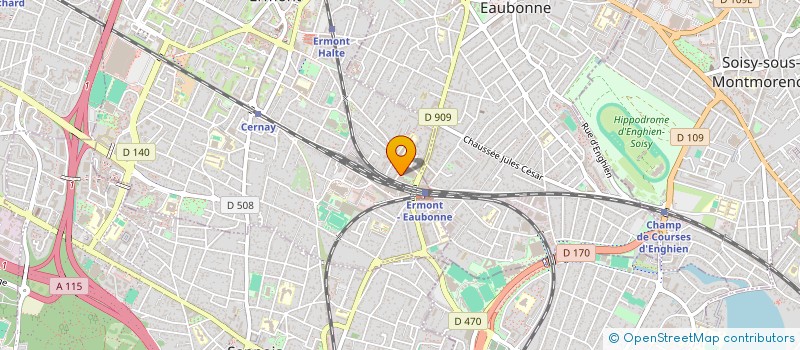 localisation de l'entreprise MONSIEUR ENZO PAUCHARD  ERMONT