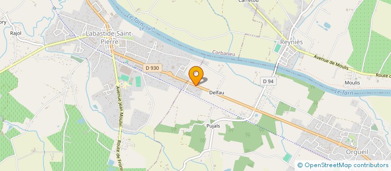 localisation de l'entreprise MONSIEUR ENZO PEDURAND  ORGUEIL