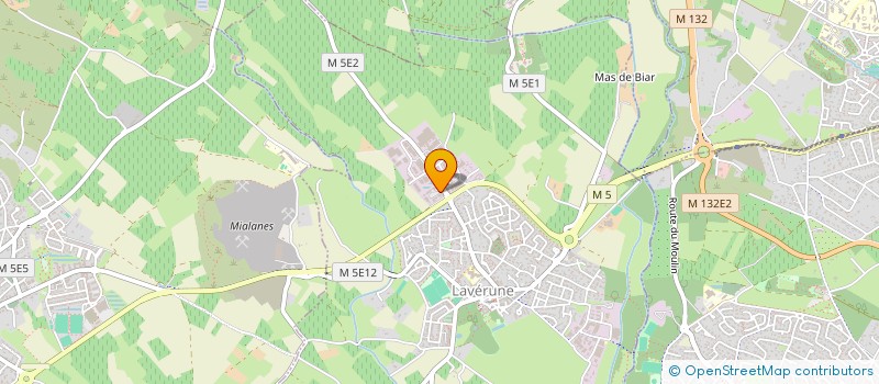 localisation de l'entreprise MONSIEUR ENZO PELISSIER  LAVERUNE