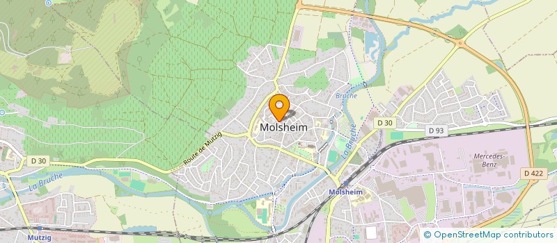 localisation de l'entreprise MONSIEUR ENZO PELUCHETTI  MOLSHEIM