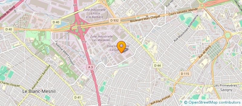 localisation de l'entreprise MONSIEUR ENZO PEREIRA  AULNAY-SOUS-BOIS