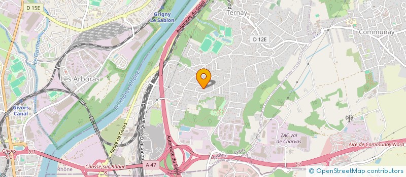 localisation de l'entreprise MONSIEUR ENZO PEREZ  TERNAY