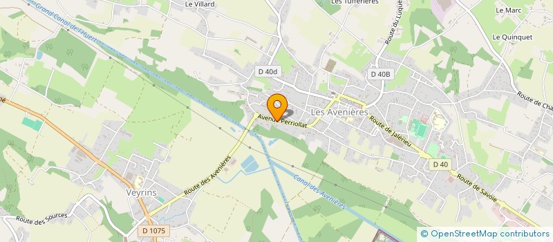 localisation de l'entreprise MONSIEUR ENZO PERRACHON  LES AVENIERES VEYRINS-THUELLIN