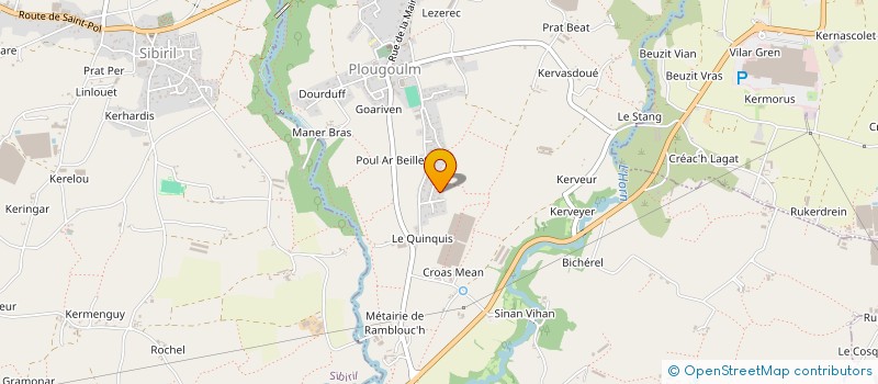 localisation de l'entreprise MONSIEUR ENZO PERSON  PLOUGOULM