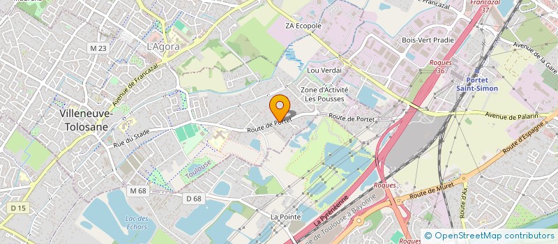 localisation de l'entreprise MONSIEUR ENZO PIRELLO à VILLENEUVE-TOLOSANE