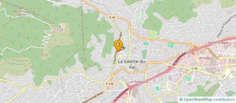 localisation de l'entreprise MONSIEUR ENZO PORCHER à LA VALETTE-DU-VAR