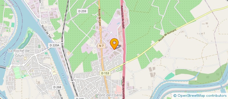 localisation de l'entreprise MONSIEUR ENZO POULIZAC  PONT-DE-L'ISERE