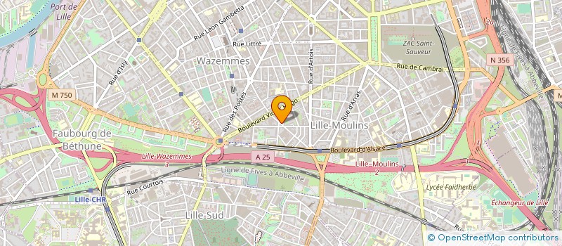 localisation de l'entreprise MONSIEUR ENZO POULTRENIEZ à LILLE