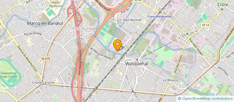 localisation de l'entreprise MONSIEUR ENZO PRESTI  WASQUEHAL