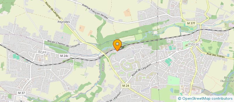 localisation de l'entreprise MONSIEUR ENZO PRISSE  PIBRAC