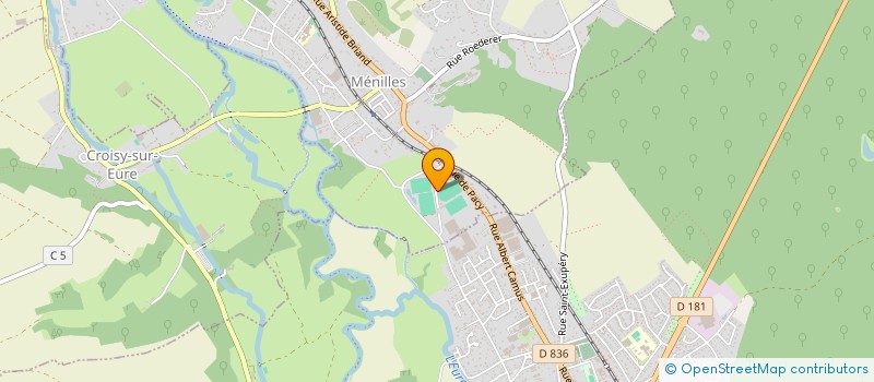 localisation de l'entreprise MONSIEUR ENZO PUPIN  MENILLES