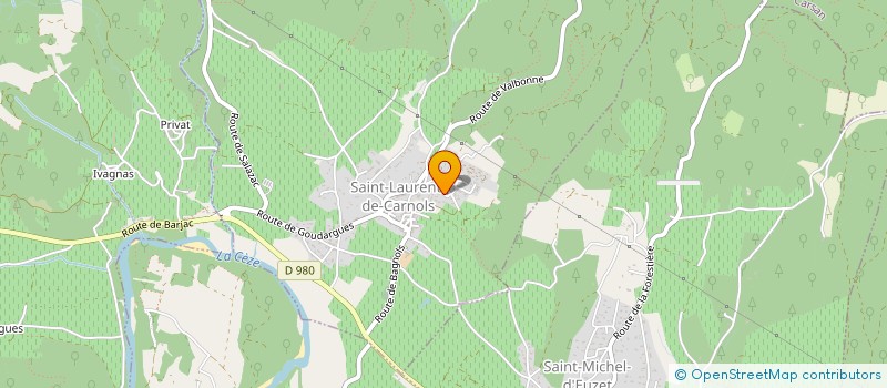 localisation de l'entreprise MONSIEUR ENZO QUARTO  SAINT-LAURENT-DE-CARNOLS