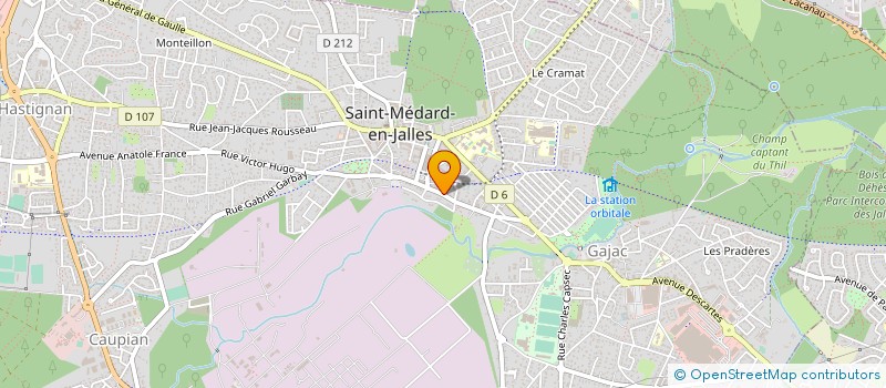 localisation de l'entreprise MONSIEUR ENZO RABOT  SAINT-MEDARD-EN-JALLES