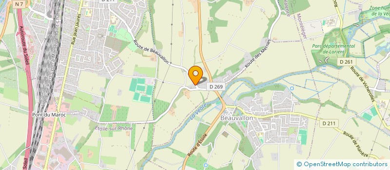 localisation de l'entreprise MONSIEUR ENZO RAYMOND  PORTES-LES-VALENCE