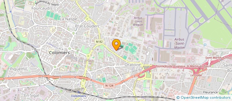 localisation de l'entreprise MONSIEUR ENZO REGAGNON--TOMASELLO  COLOMIERS