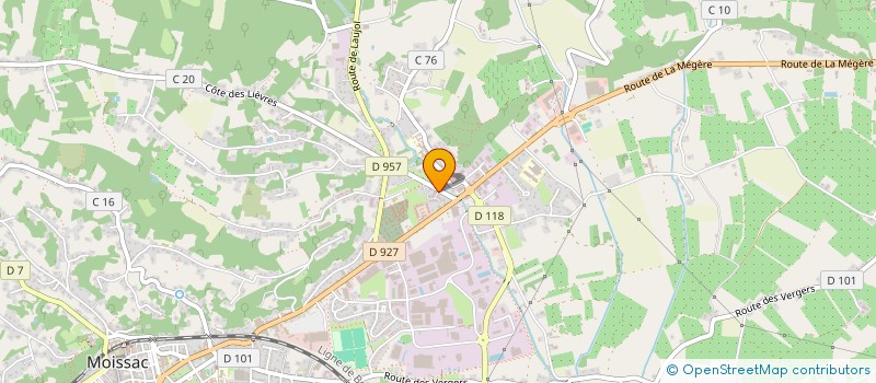 localisation de l'entreprise MONSIEUR ENZO RICARD  MOISSAC