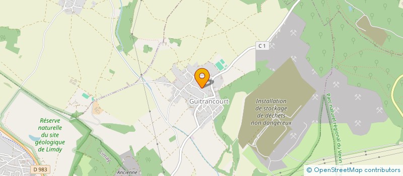 localisation de l'entreprise MONSIEUR ENZO RICHARD  GUITRANCOURT