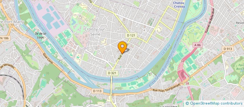 localisation de l'entreprise MONSIEUR ENZO RICHEZ  CROISSY-SUR-SEINE