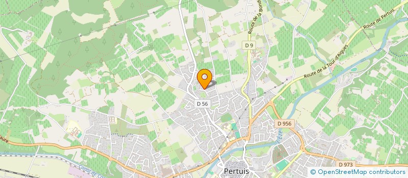 localisation de l'entreprise MONSIEUR ENZO RIDEAU  PERTUIS