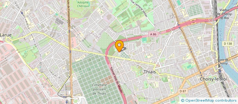 localisation de l'entreprise MONSIEUR ENZO RIZZA  THIAIS